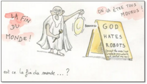 Xavier Prudent, blog C’est pourtant clair, article « L’homme contre la machine : la victoire d’AlphaGo